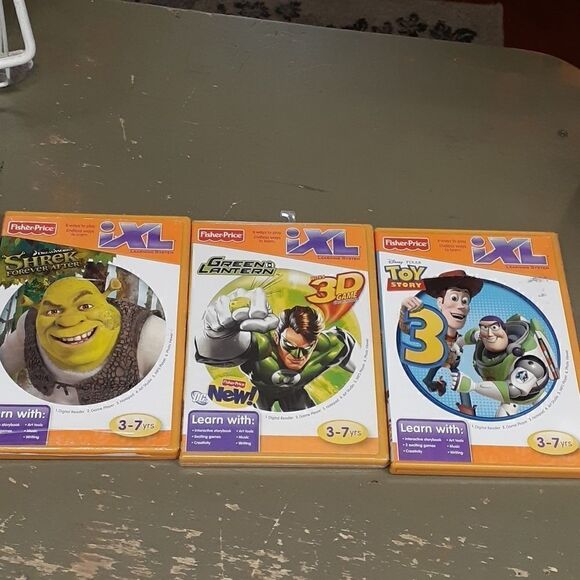 Bundle of 3 Fisher-Price IXL new in package Learning System ages 3 to 7 years - Picture 2 of 5
